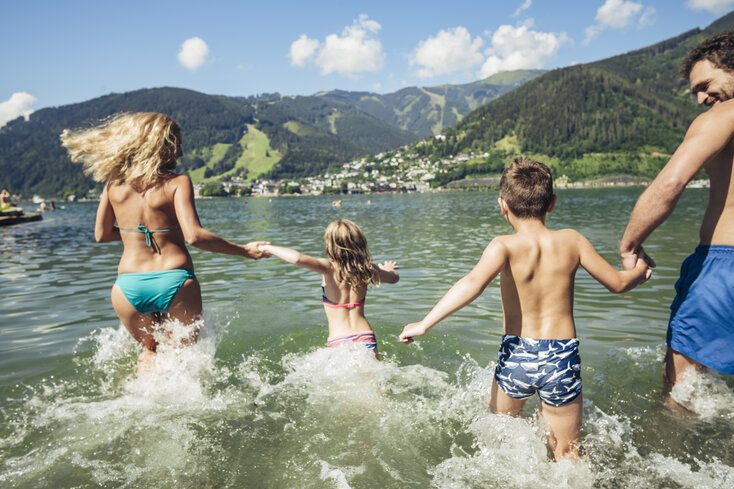 Beach holiday at the lake with children in Austria | © Zell am See-Kaprun Tourismus
