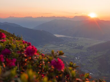 Die wunderschöne Natur im SalzburgerLand bei Sonnenaufgang | © Zell am See-Kaprun Tourismus