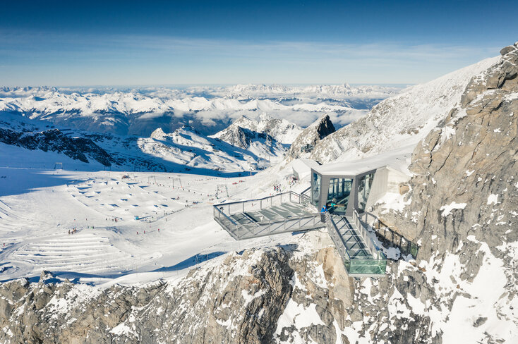 Incomparable views from the National Park Gallery on the Kitzsteinhorn | © Kitzsteinhorn