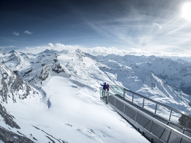 Panorama platform as part of the Gipfelwelt 3000 | © Kitzsteinhorn