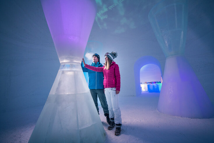 A world made entirely of snow and ice in Zell am See-Kaprun | © Kitzsteinhorn