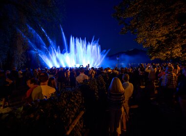 Wonderful evening show at the Magic Lake Show in Zell am See-Kaprun | © Zell am See-Kaprun Tourismus