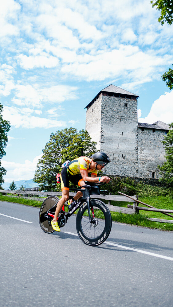 The bike course of the IRONMAN 70.3 Zell am See-Kaprun also passes Kaprun Castle | © Zell am See-Kaprun Tourismus