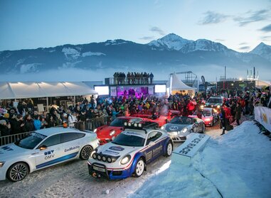 Start des zweiten GP Ice Race |Zell am See-Kaprun | © Nikolaus Faistauer