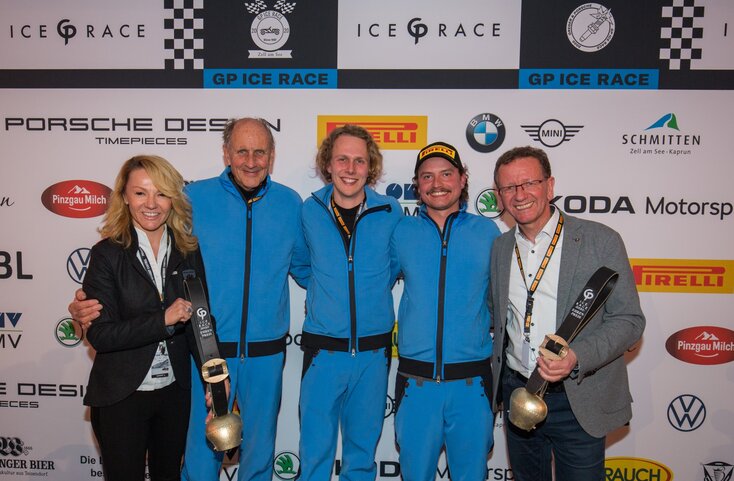 Award ceremony at the GP Ice Race | Zell am See-Kaprun | © Nikolaus Faistauer