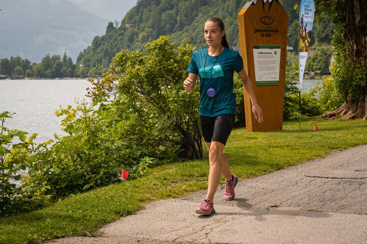 Participant in the trail fitness test in Zell am See | © Zell am See-Kaprun Tourismus
