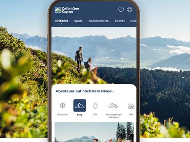 App for the Zell am See-Kaprun region | © Zell am See-Kaprun Tourismus