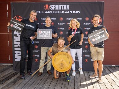 Gruppenfoto von der Spartan Race Pressekonferenz für das Sommerrennen 2022 | © Nikolaus Faistauer Photography 
