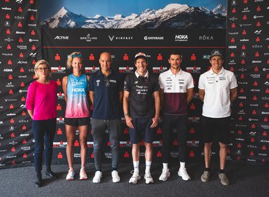 Group picture of the pro athletes | © Zell am See-Kaprun Tourismus