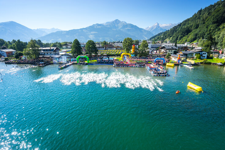 picture from above of the swim start | © Gert Steinthaler