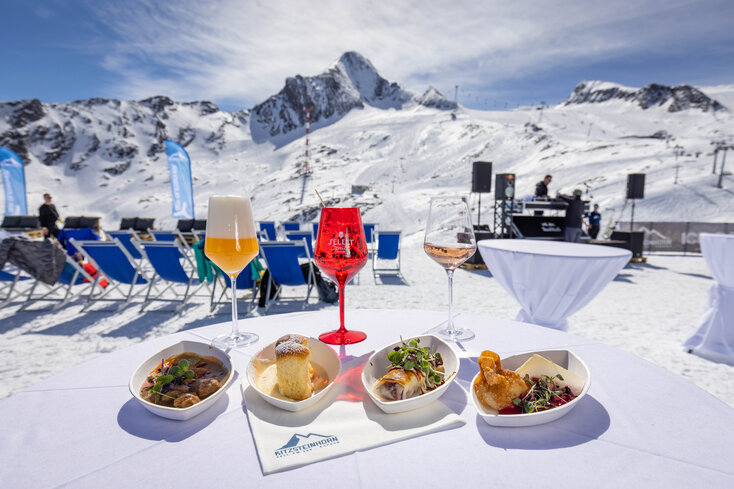 The finest cuisine at 2,600 meters on the Kitzsteinhorn | © Niki Faistauer