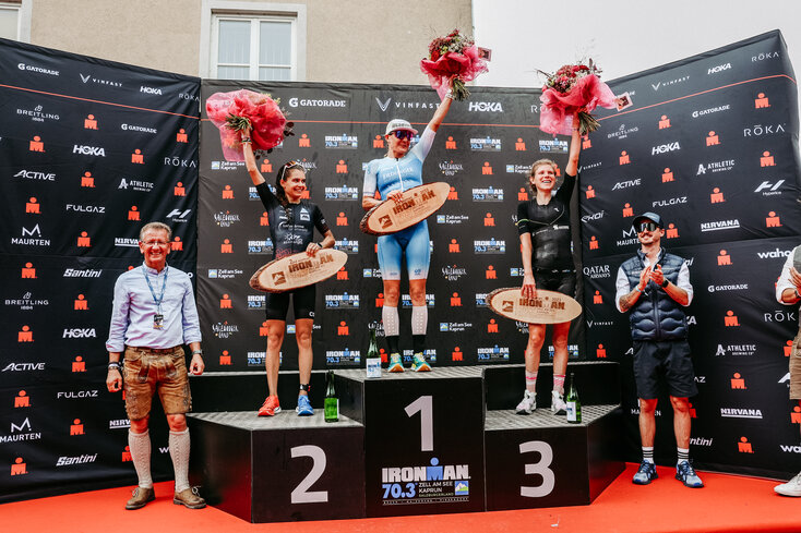 The winners of the IRONMAN 70.3 | © Johannes Radlwimmer