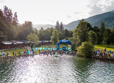 Starting area of the TriZell 2024 in Zell am See Kaprun | © Zell am See-Kaprun Tourismus