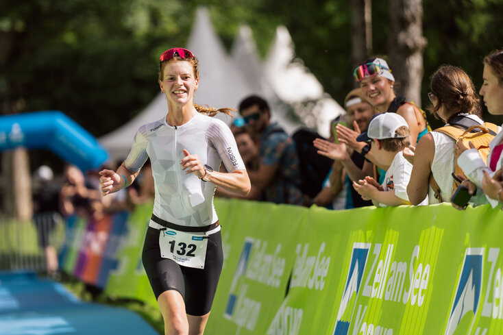 Zieleinlauf beim TriZell 2024 | © Zell am See-Kaprun Tourismus