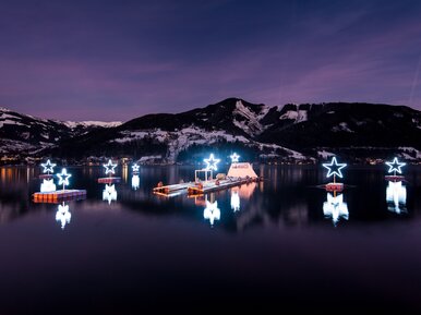 Stars by the lake in the pre-Christmas period | © Zell am See-Kaprun Tourismus