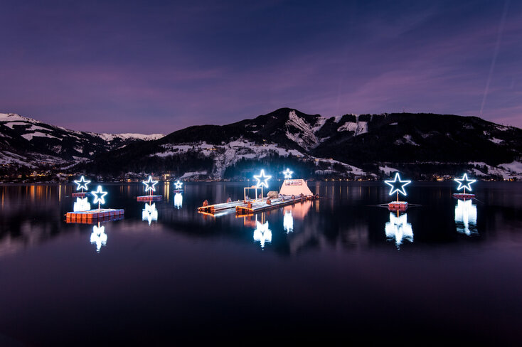 Stars by the lake in the pre-Christmas period | © Zell am See-Kaprun Tourismus