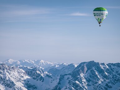 Up high in a hot air balloon | © Zell am See-Kaprun Tourismus