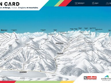 Pistenplan Ski ALPIN CARD Winter 2022/23 | © Ski ALPIN CARD